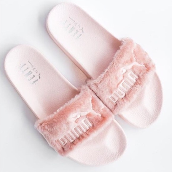 Puma Other - Puma x Rihanna Fenty Leadcat Slides in Blush Pink
